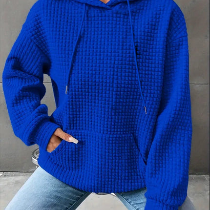 Fashionable And Individualistic Solid-color Women's Sweatshirt