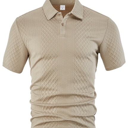 Loose Breathable Casual Solid Color Lapel Short Sleeve