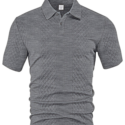 Loose Breathable Casual Solid Color Lapel Short Sleeve